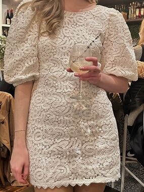 House of Harlow 1960 x REVOLVE Patrizia Mini Dress Ivory S